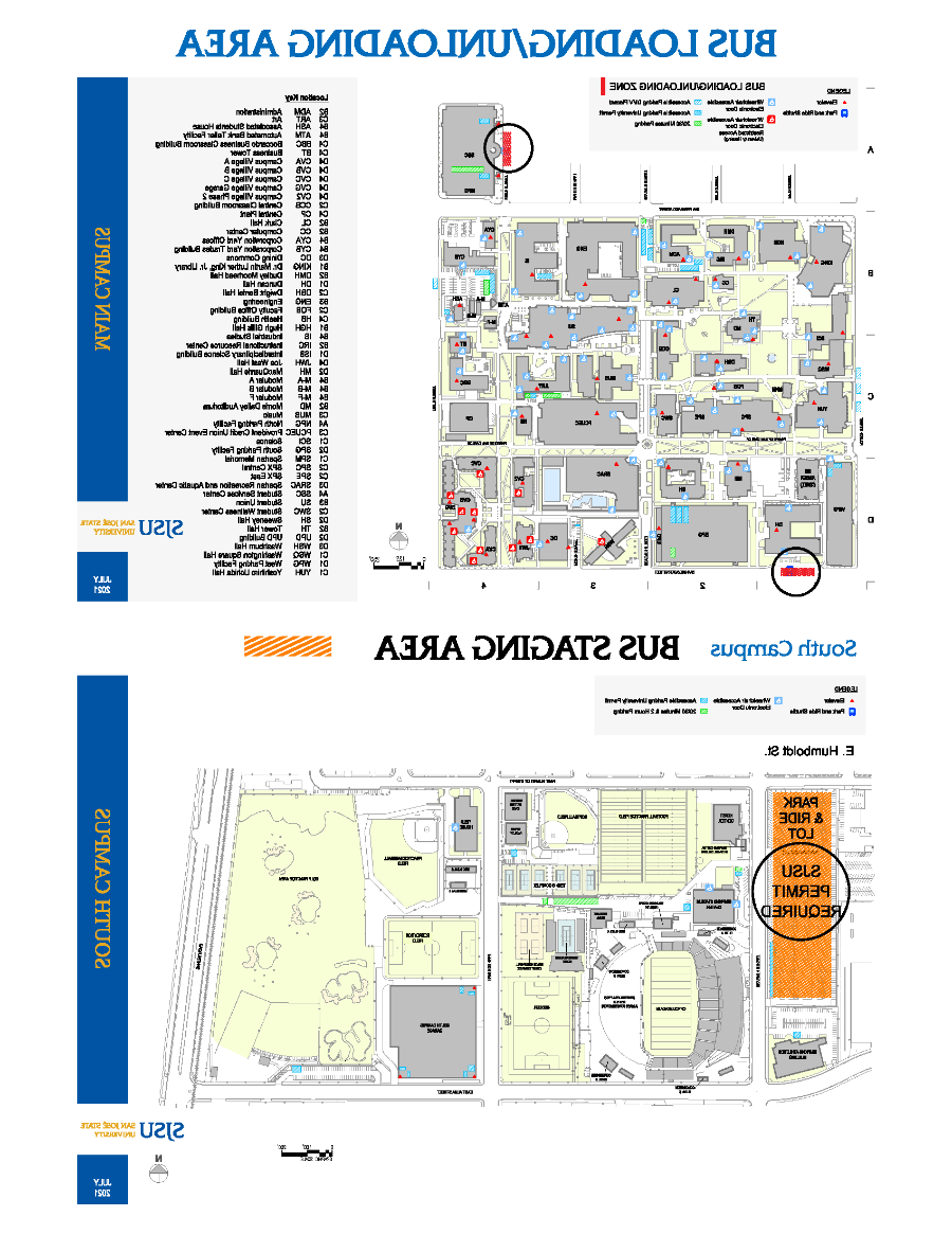 Bus Loading/Unloading Areas